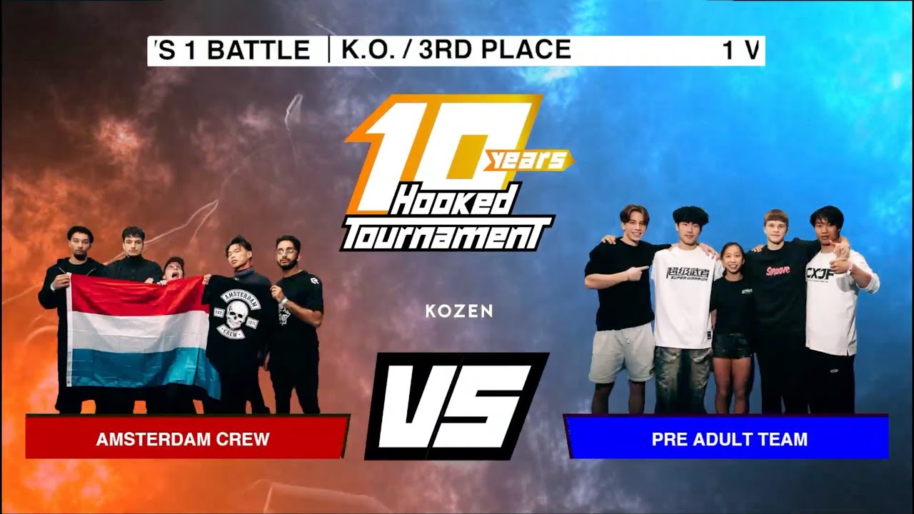 TEAMS 3RD PLACE -  AMSTERDAM CREW VS PRE ADULT TEAM