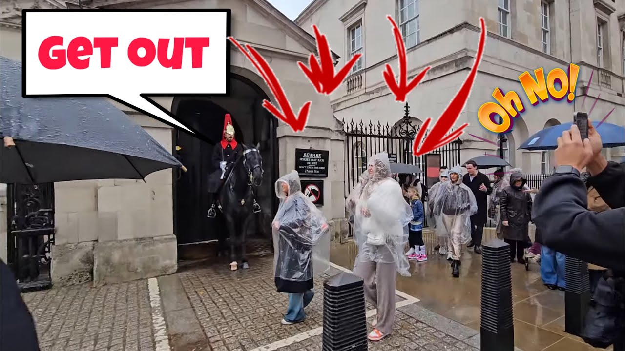 😡 Tourist Pushes the King’s Guard Too Far… Big Mistake! 👑💂‍♂️