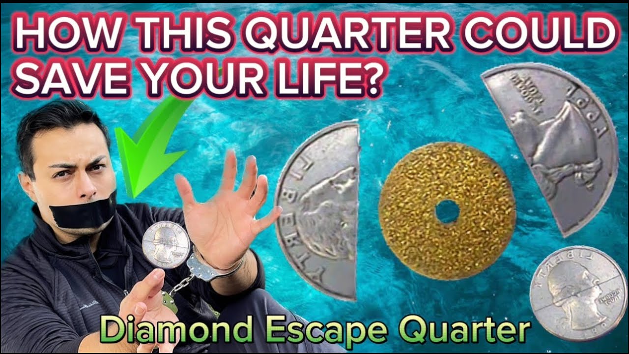 Mission Impossible Coin? Spy Gear Review - Does It Work?? Diamond Escape Quarter Shomer Tec