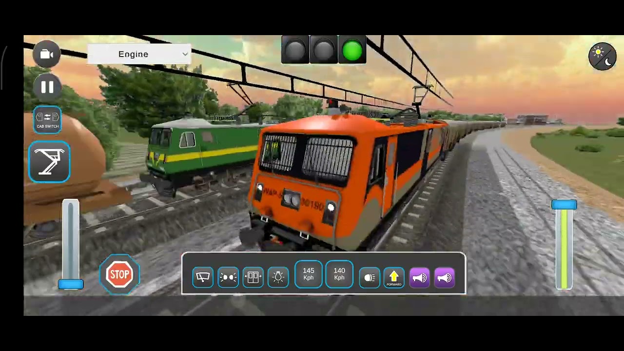 New delhi to ambala | 258km north Indian train | Indian train simulator | 