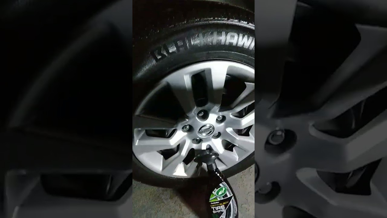 turtle 🐢wax wet n black tire shine the best silicone tire shine on the planet ✨