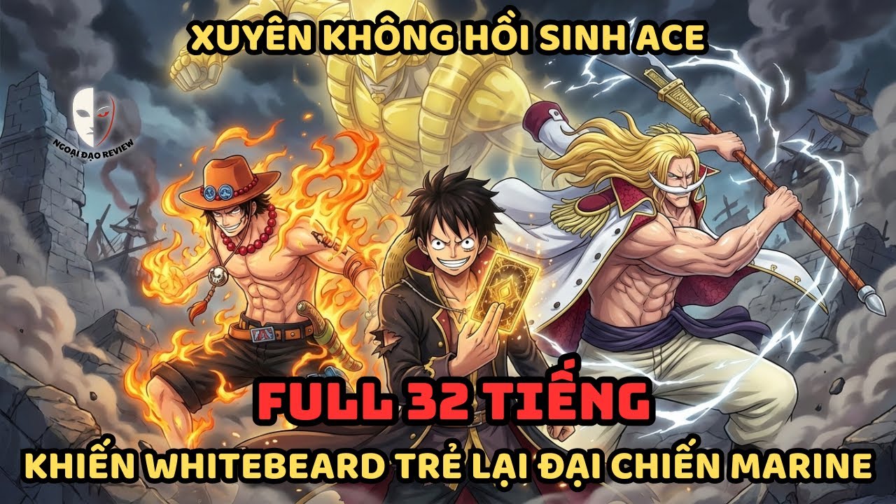 🔥Trọn Bộ 🔥One Piece Fanfic: Xuyên Không Hồi Sinh Ace, Khiến Whitebeard Trẻ Lại Đại Chiến Marineford!