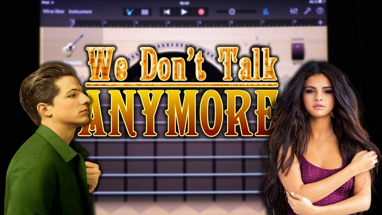 Charlie Puth - We Don't Talk Anymore ft. Selena Gomez (GARAGEBAND TUTORIAL)