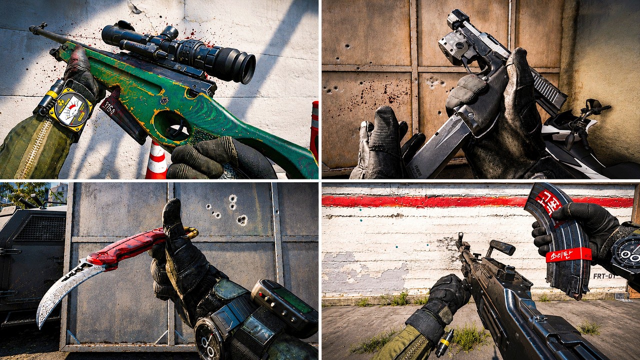 Call of Duty: Modern Warfare 4 - All Weapon Inspect & Reload Animations