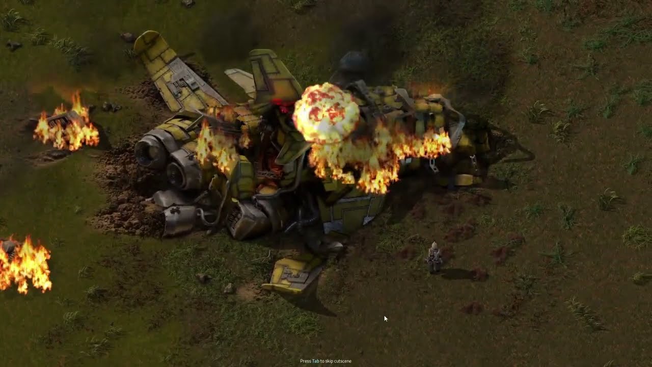 Factorio part 1 ~ Crash Landing, First Steps