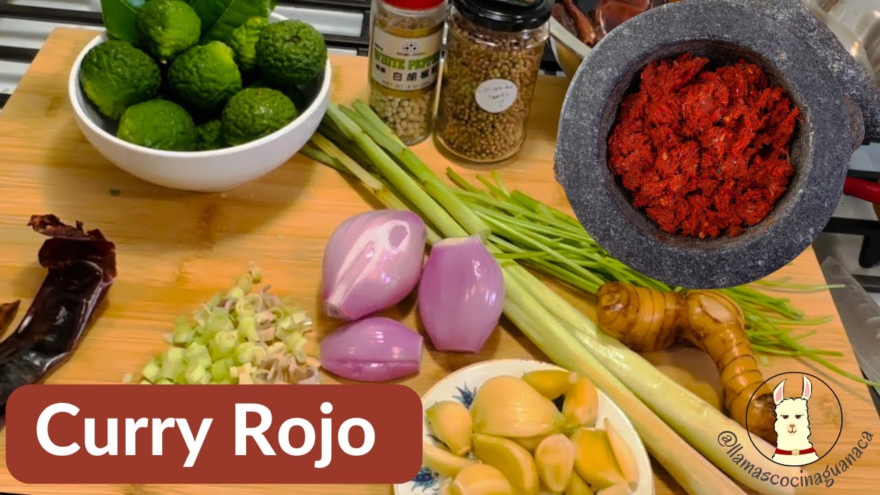Pasta de Curry Rojo Tailandés