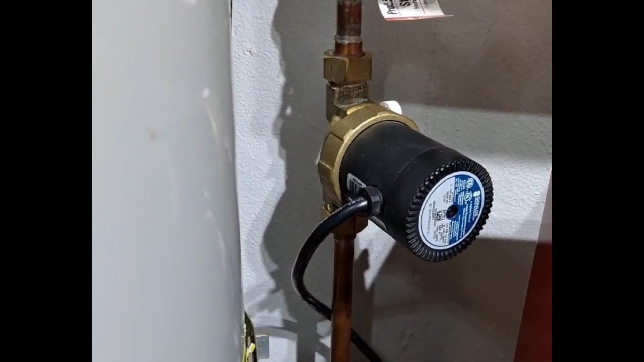 How I selected & installed a Hot Water Recirculating Pump