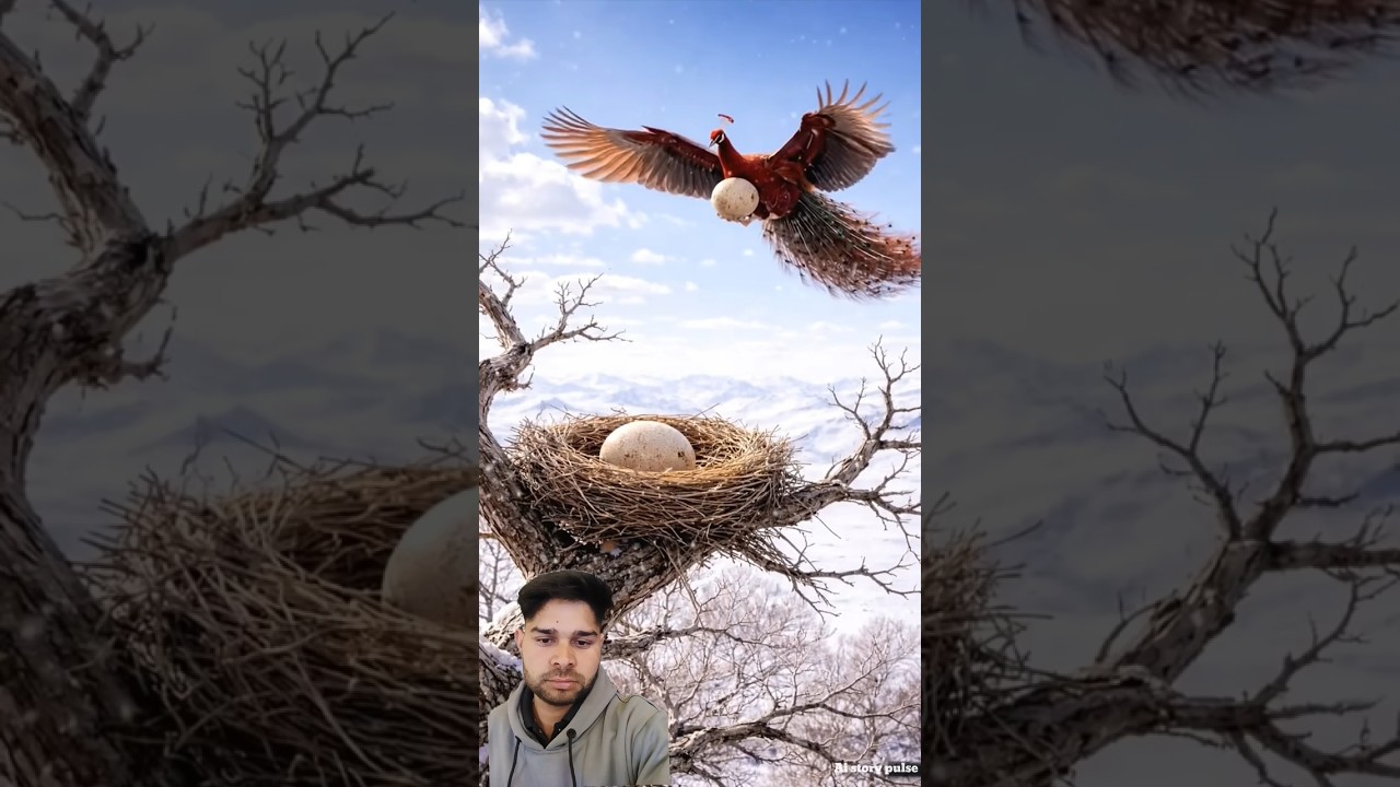 ✅The Monkey Kicked the Egg, but the Peacock Saved It #egg #monkey #peacock #chicks