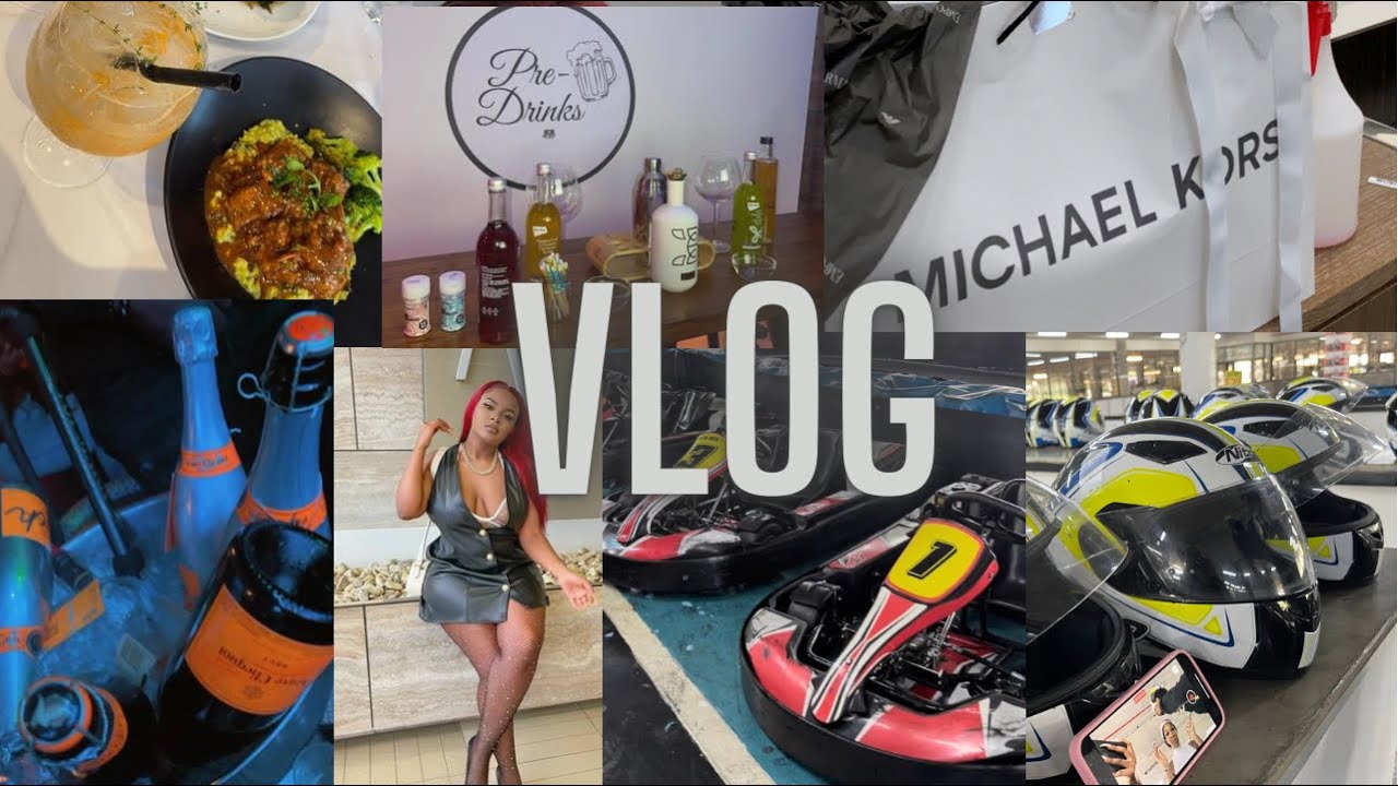 VLOG | Go-Karting | PreDrinks @OneBrickStudios | Gift Shopping | Naomi’s Birthday