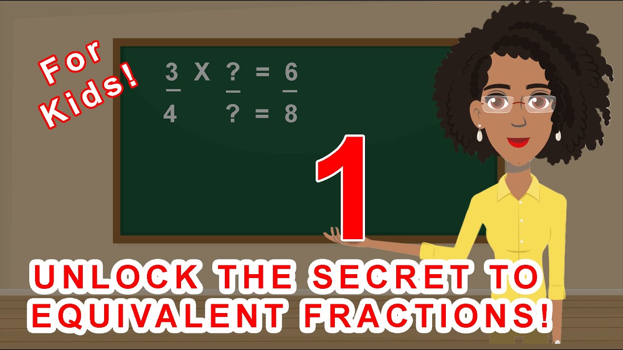 Finding Equivalent Fractions by Multiplying by a Fraction Equal to 1 | Easy 5th Grade Math Lesson
