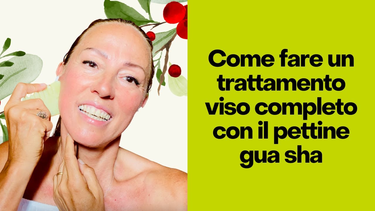 Trattamento antiage naturale completo con il gua sha a pettine in omaggio