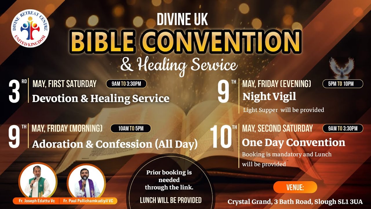 (LIVE) Divine Bible Convention & Healing Service (10 May 2025) Divine UK