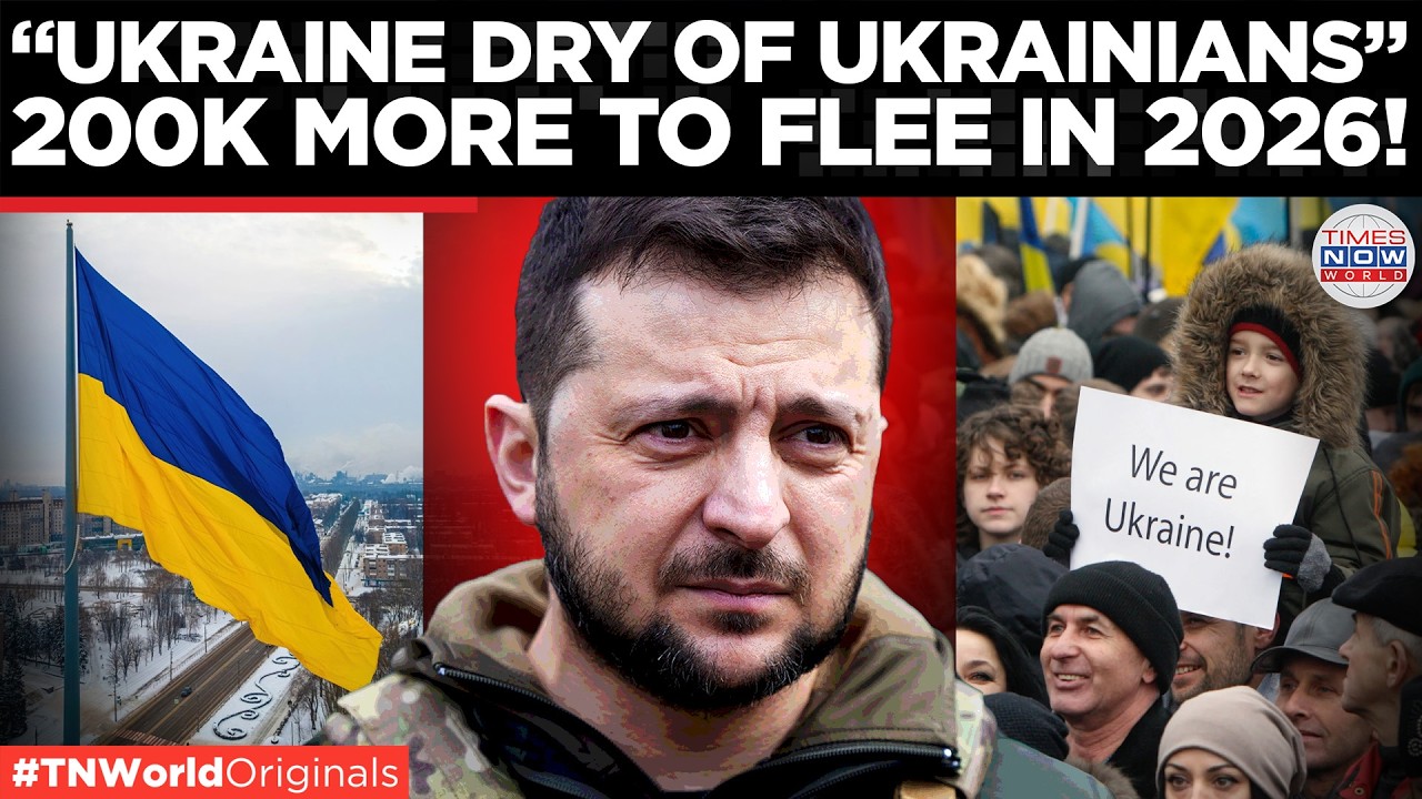 UKRAINE’S DEMOGRAPHIC CRISIS: 200,000 Citizens on the Way Out As War Drags On! | World News