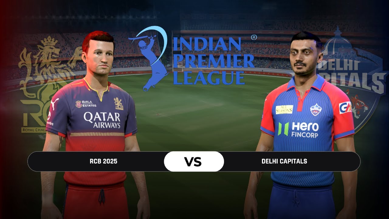 Cricket 24 Indian Premier League - RCB vs DC Matches 46 GamePlay ( 4K 60 FPS )