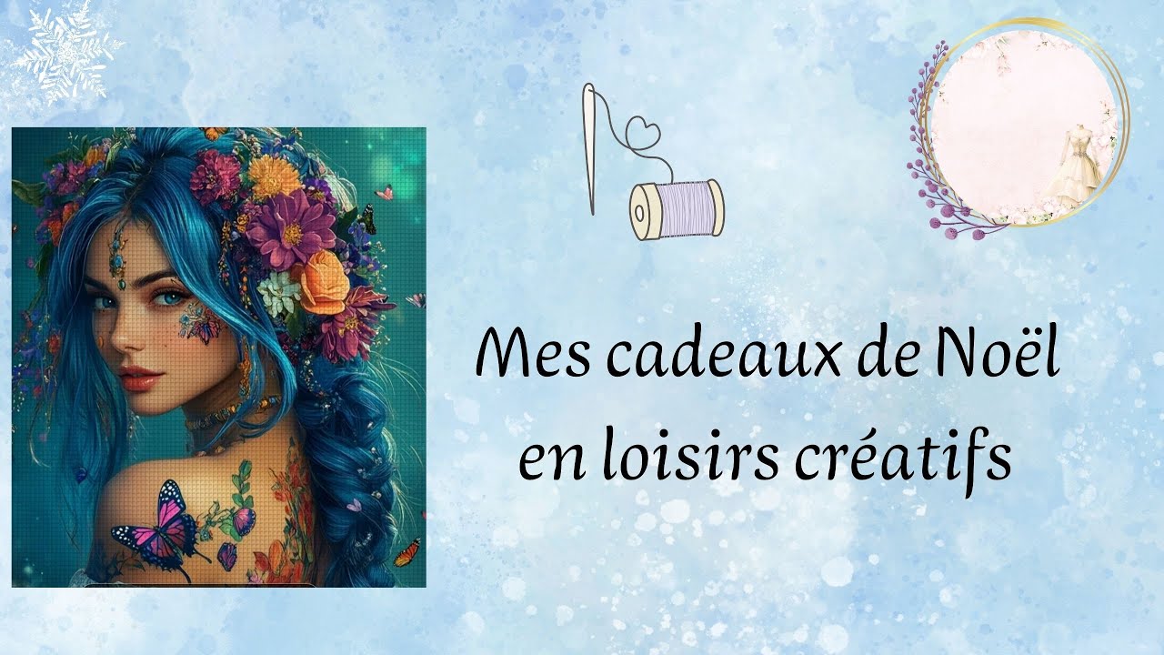 Mes cadeaux de Noël en loisirs créatifs #diamondpainting #pointdecroix #loisirscréatifs