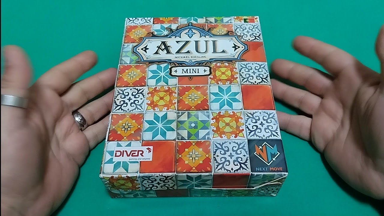 Board Game - Azul - Edição Mini  - Unboxing PT