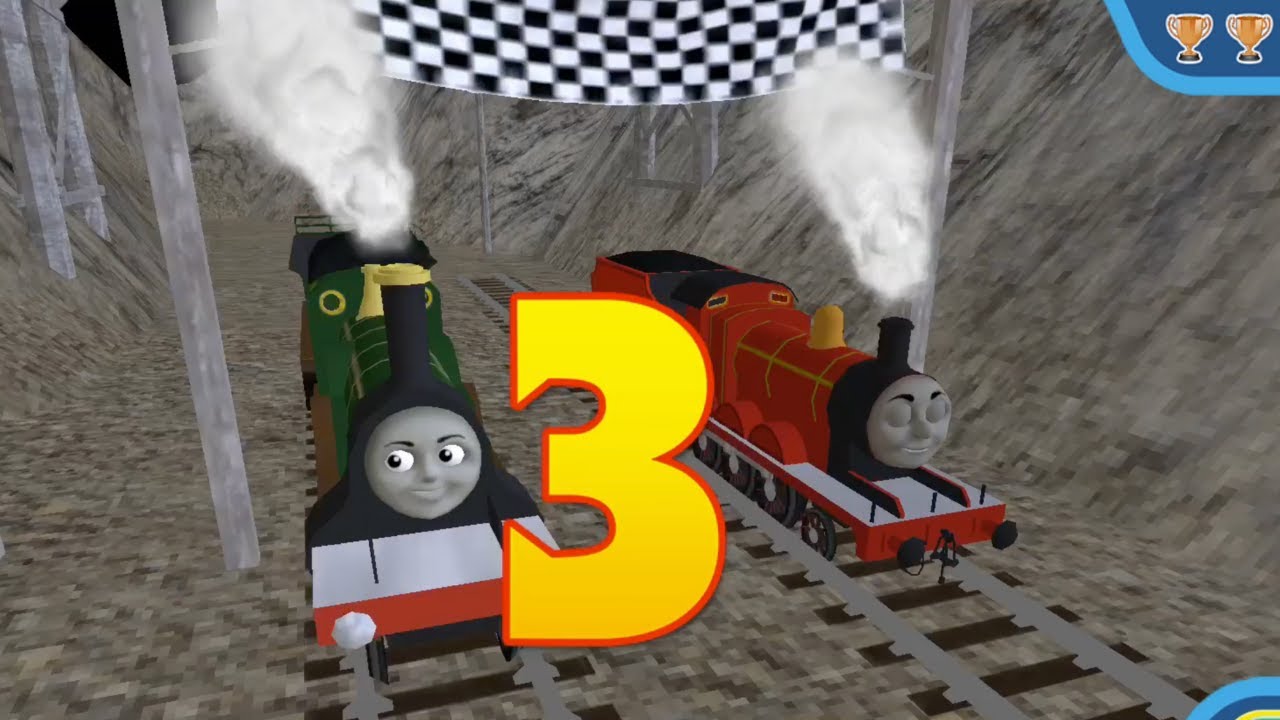 Томас и друзья: Вперёд, Томас! Скоростной заезд 🚂 Кто самый быстрый паровозик? Джеймс! 🏁