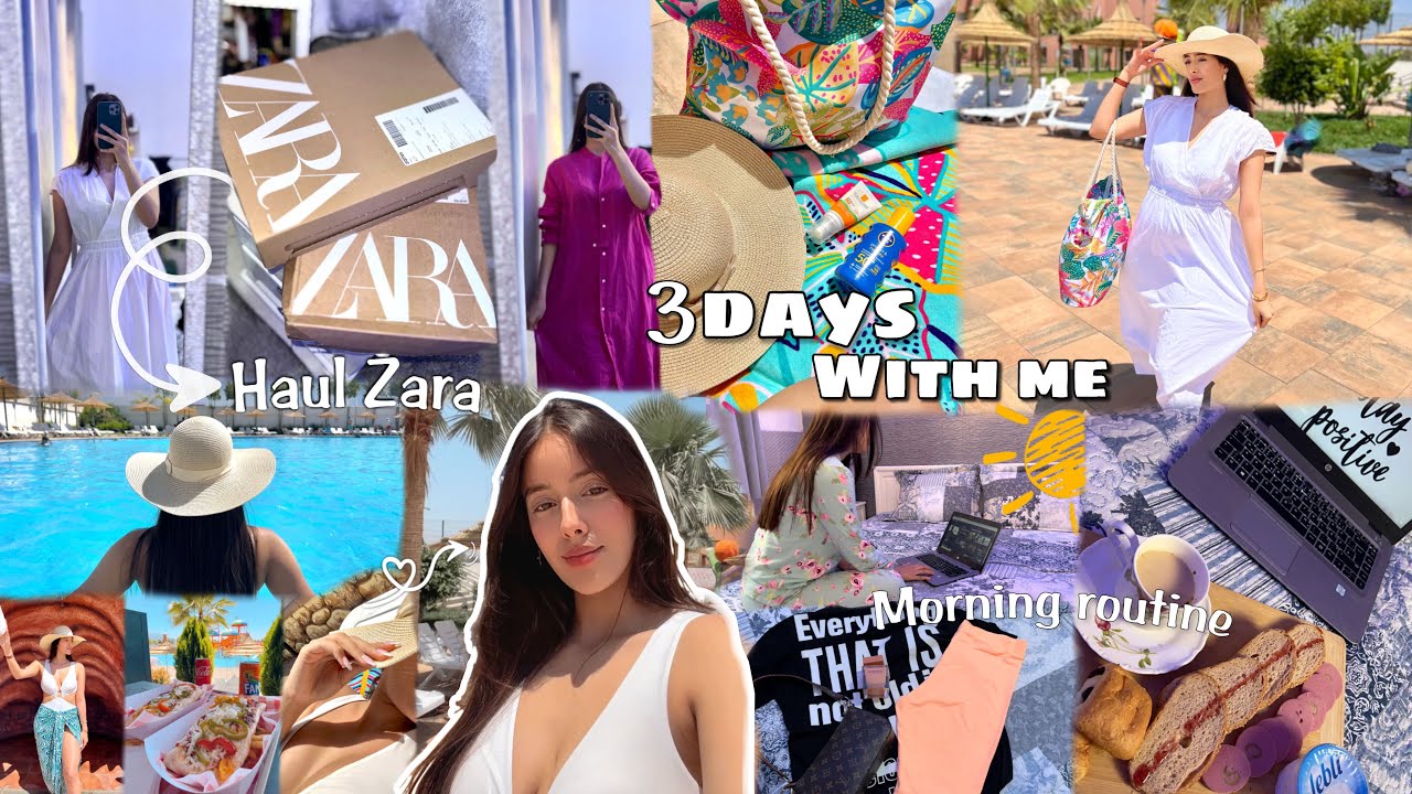 3 DAYS WITH ME🌞:الصيف بدا🥰كيفاش او فين كندوز نهاري❤️٠شاركت معاكم منتجات و حوايج جداد وصلوني📦٠