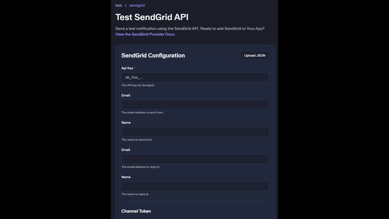 Test Sendgrid API