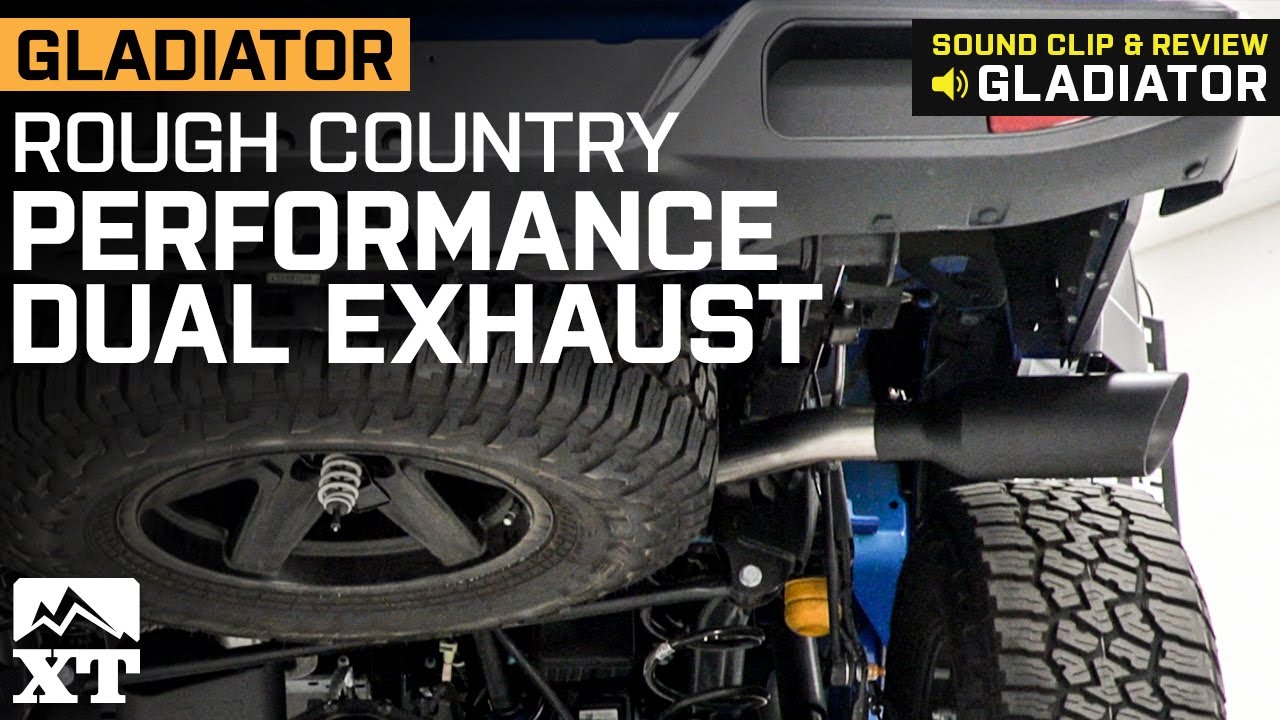Jeep Gladiator JT  Rough Country Performance Dual Exhaust System Review & Sound Clip