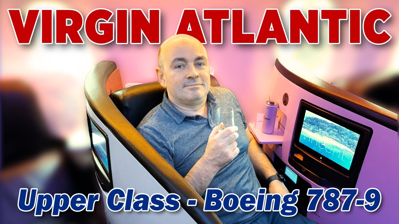 ✈️ Полет в высшем классе Virgin Atlantic 787 | Из Лондона в Лас-Вегас