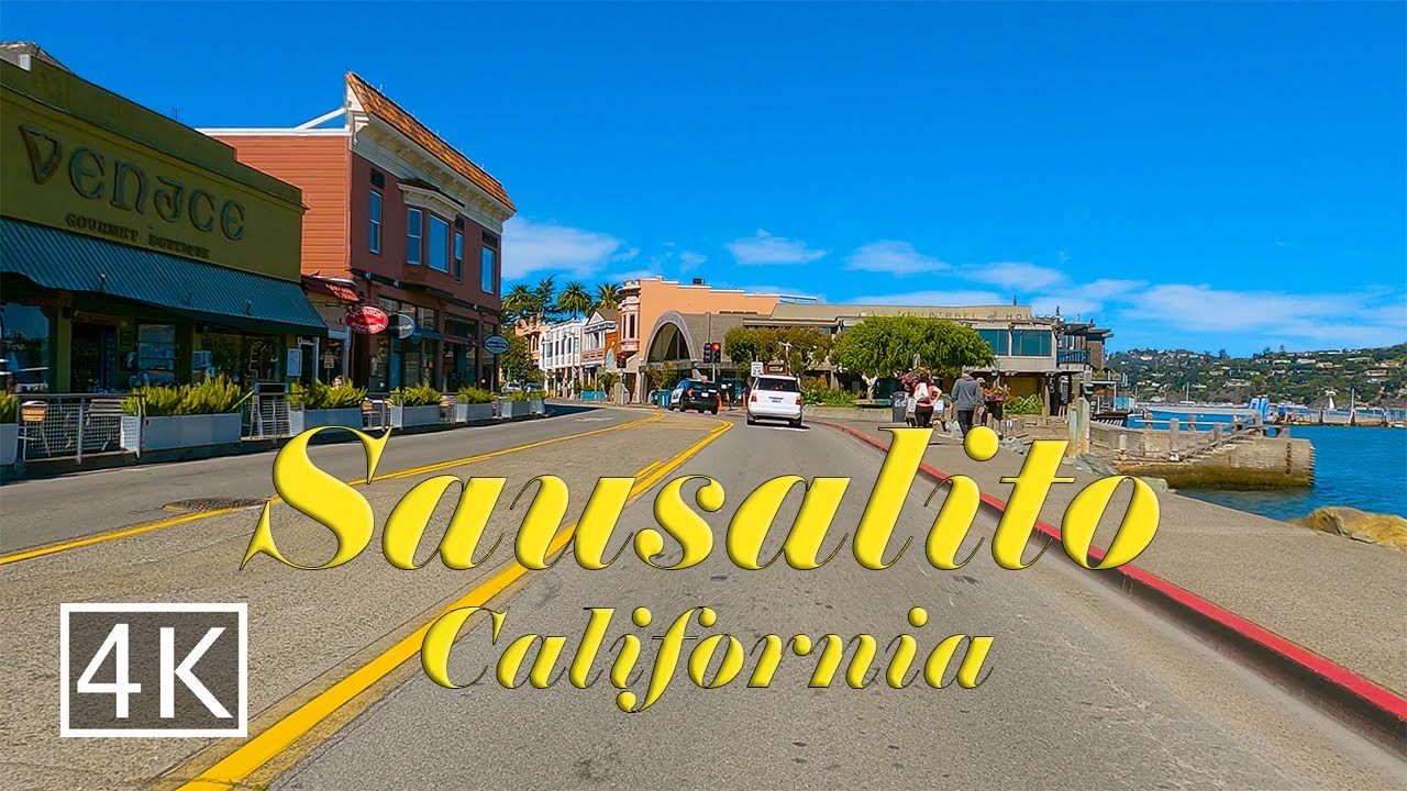 [4K] Sausalito - California - Driving Tour