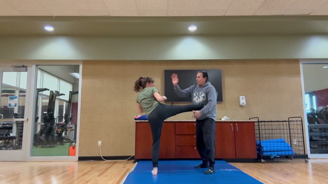 Counter a Takedown off a Captured Roundhouse Kick with a Straight Arm Bar Finish 