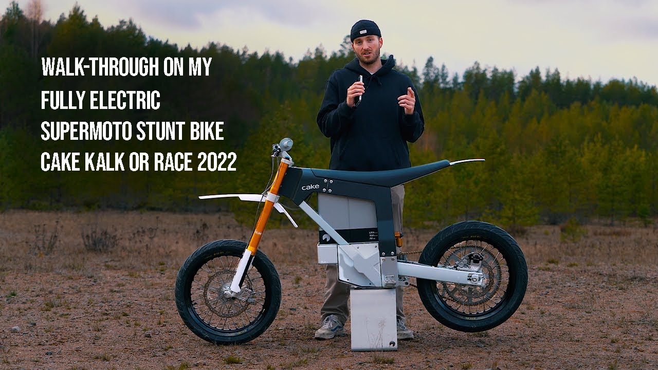 My 2022 custom electric supermoto - Bike check/Walkthrough - CAKE Kalk OR Race