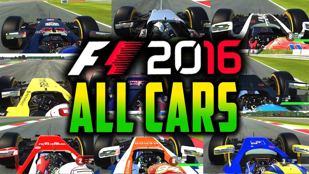 F1 2016 Gameplay: EVERY TEAM'S ON-BOARD CAMERAS (F1 2016 Direct Capture Gameplay)