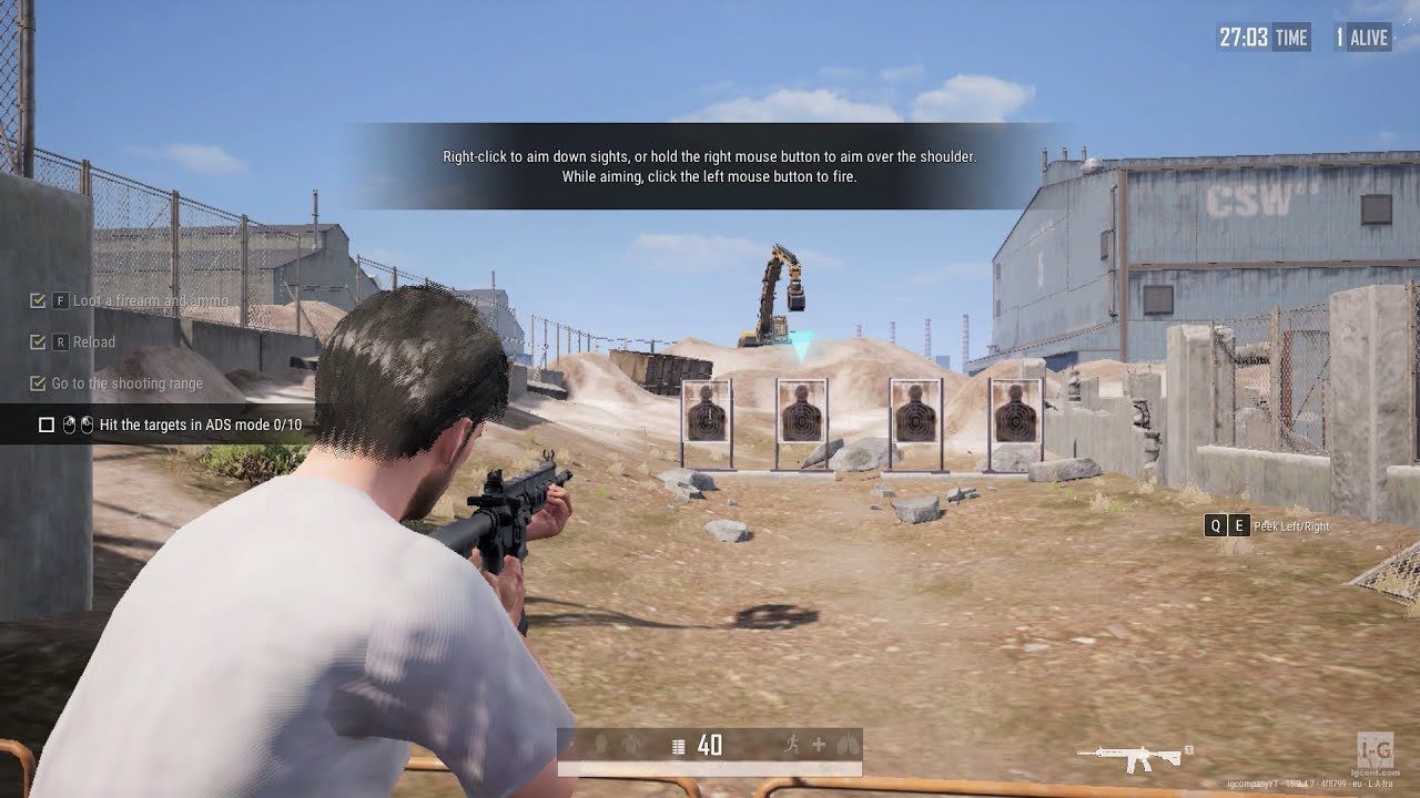 Training Mission - PUBG