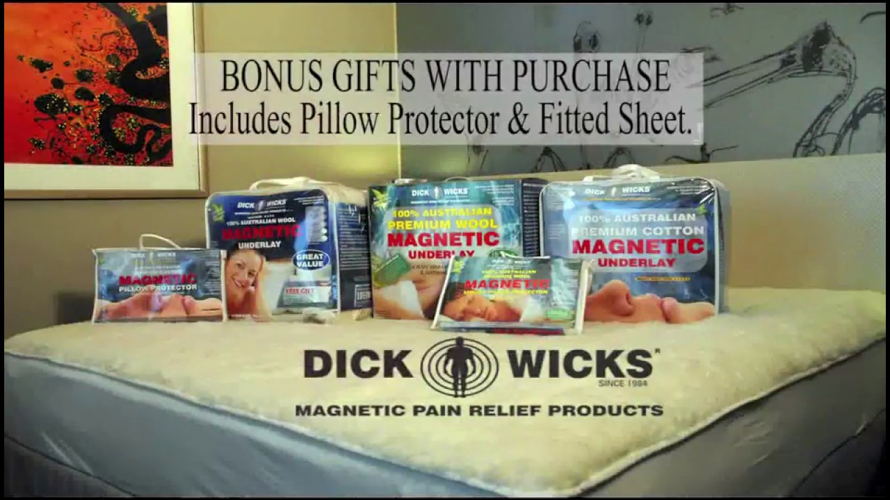 Dick Wick magnetic underlay  TV AD