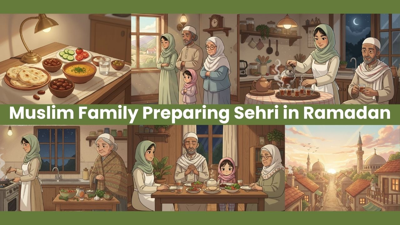 A Peaceful Ramadan Morning | Muslim Family Preparing Sehri Before Fajr | Slow Living ASMR