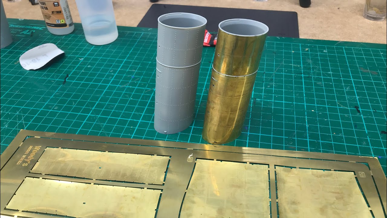 Trumpeter 1/200 RMS Titanic : PE Funnel Wraps
