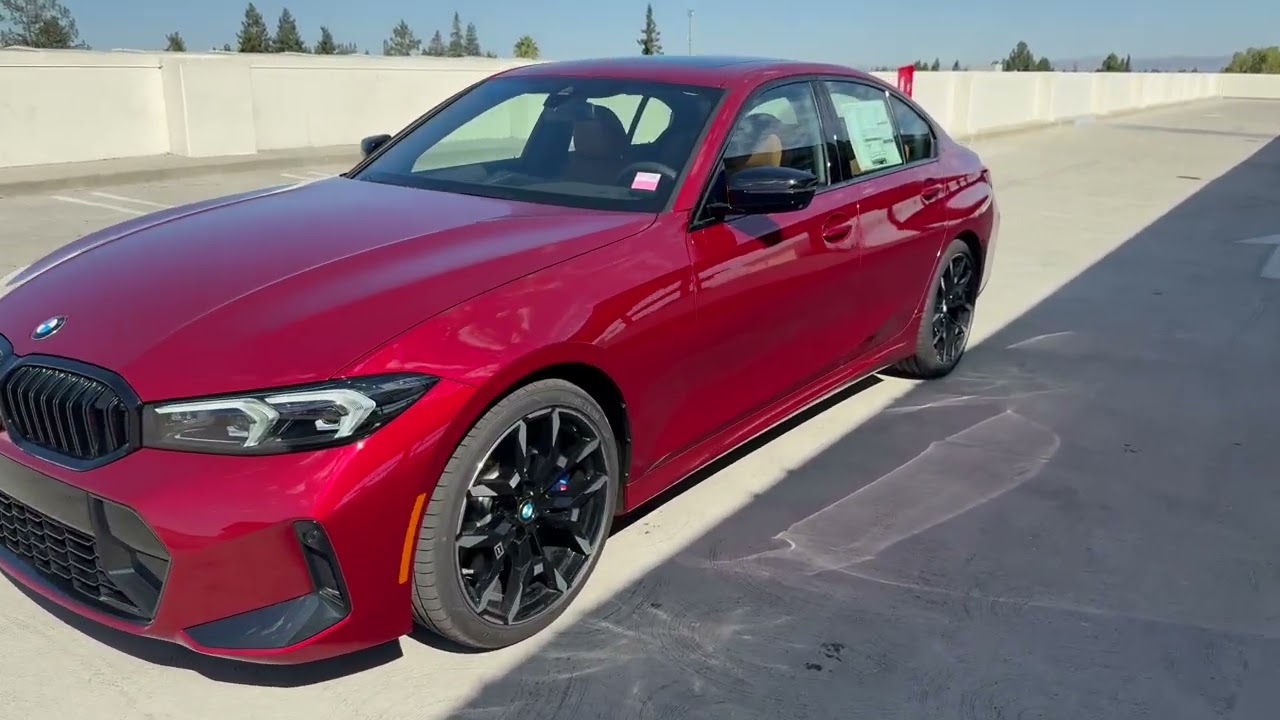 Introducing the 2025 330i xDrive in Vegas Red | 4K