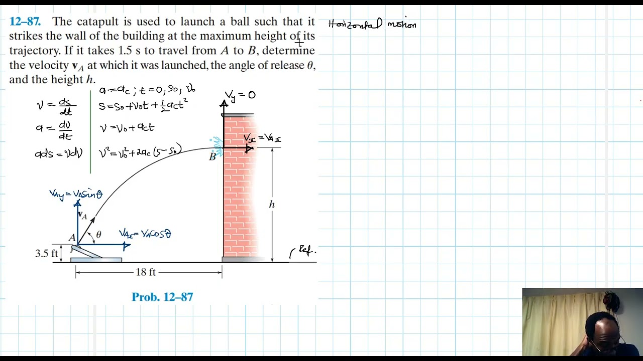 12–87 Kinematics of a Particle (Chapter 12: Hibbeler Dynamics) Benam Academy