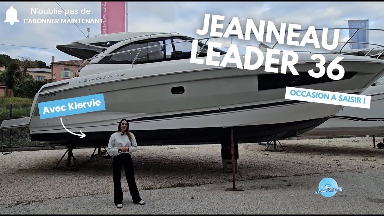 D&eacute;couvrez ce Jeanneau Leader 36 Sportop &ndash; Mill&eacute;sime 2016 &ndash; Premi&egrave;re main &ndash; Entretien Espace Power