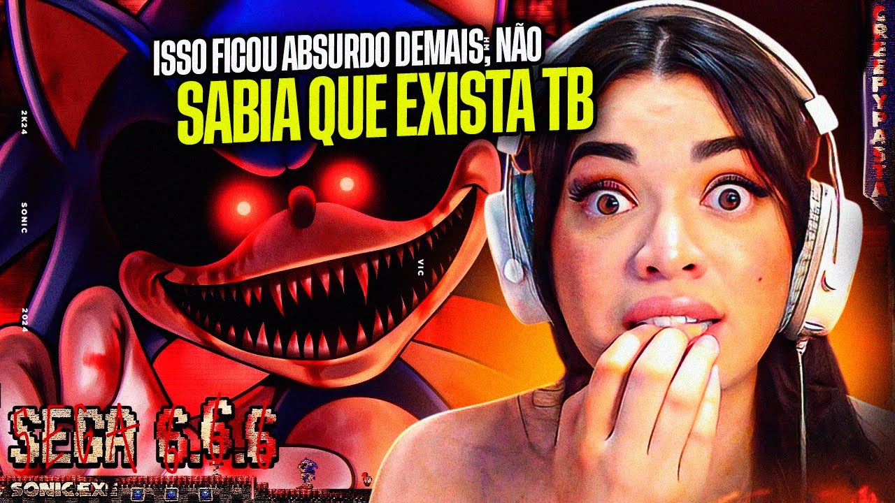 Sonic.exe (Creepypasta) - SEGA 6.6.6 | M4rkim | [REACT]