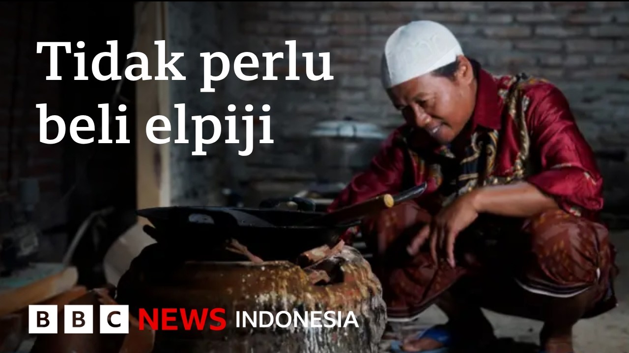 Mandiri energi dengan gas rawa: 'Kami tak perlu lagi masak menggunakan elpiji' - BBC News Indonesia