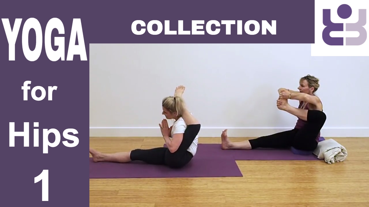 YOGA CHALLENGE for Hips 1 - Collection (Silent Led Practice) Lin classic pose/Leo modified pose.