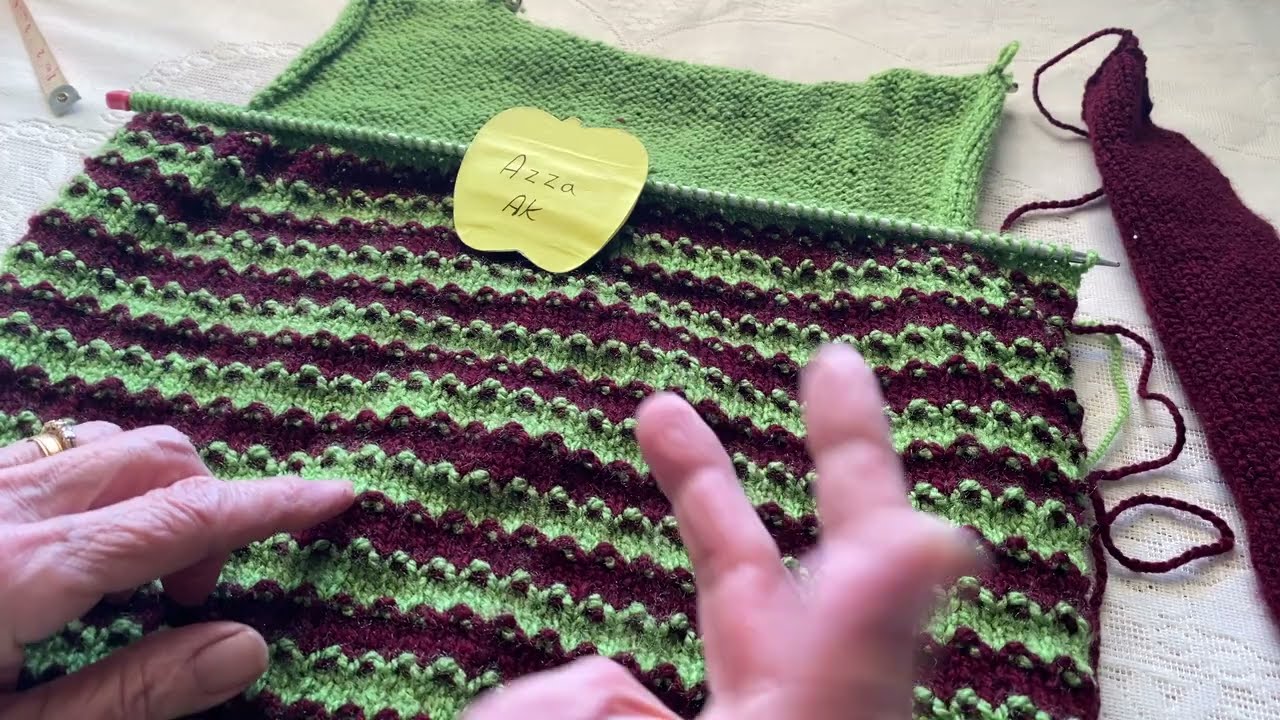 حردة وغرزة ورفع خيط واطوال كنزة لخمس سنوات