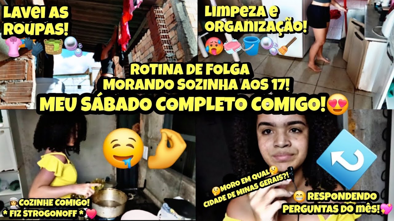 VLOG: ROTINA DE FOLGA!! fiz strogonoff, respondendo perguntas, limpeza e organização da casa!!!