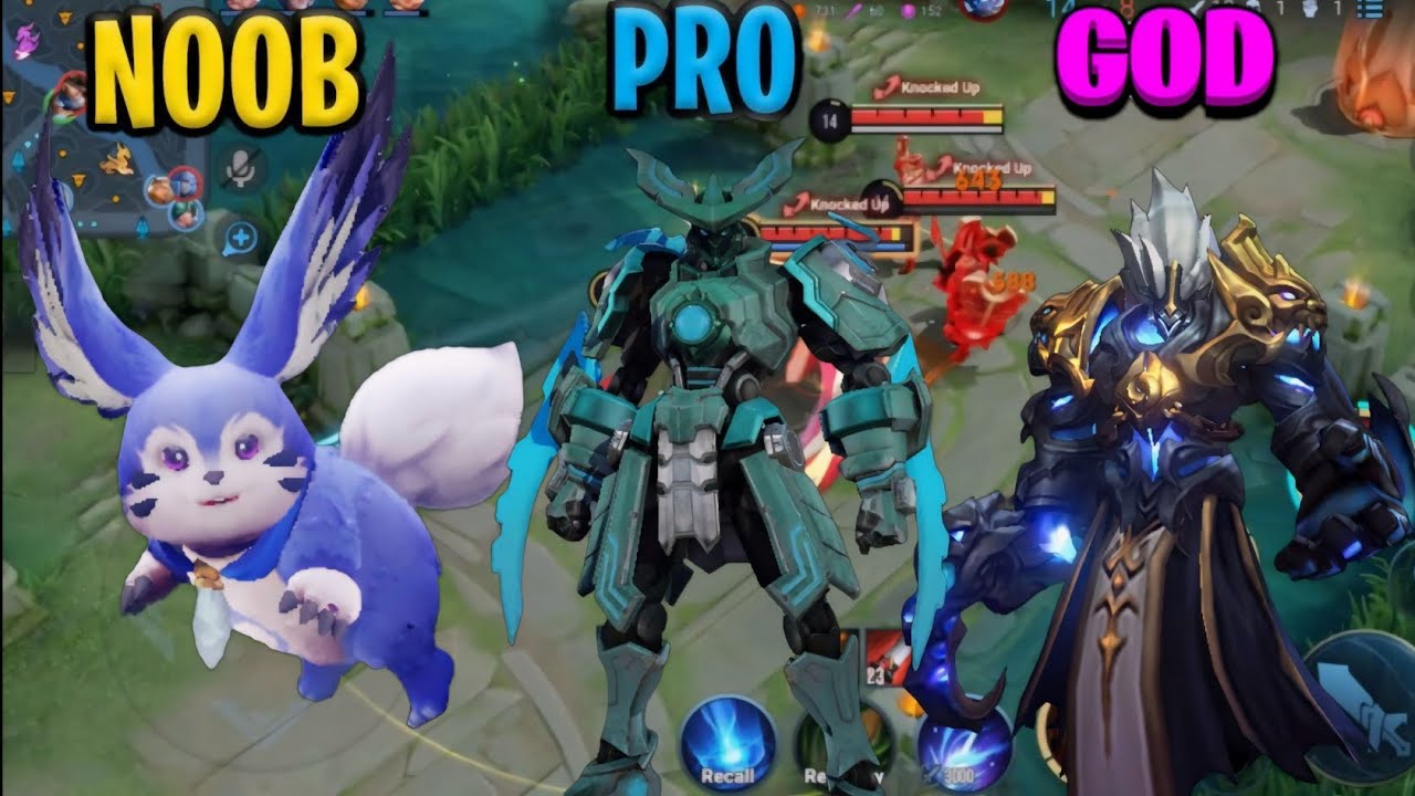 HONOR OF THE KINGS NOOB VS PRO VS GOD