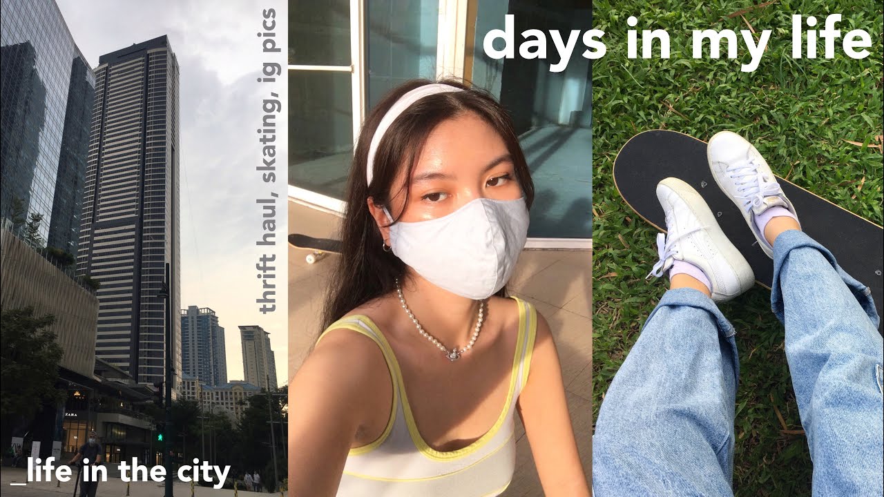 life in the city 🏙 🛹 thrift haul, skating, taking ig pics
