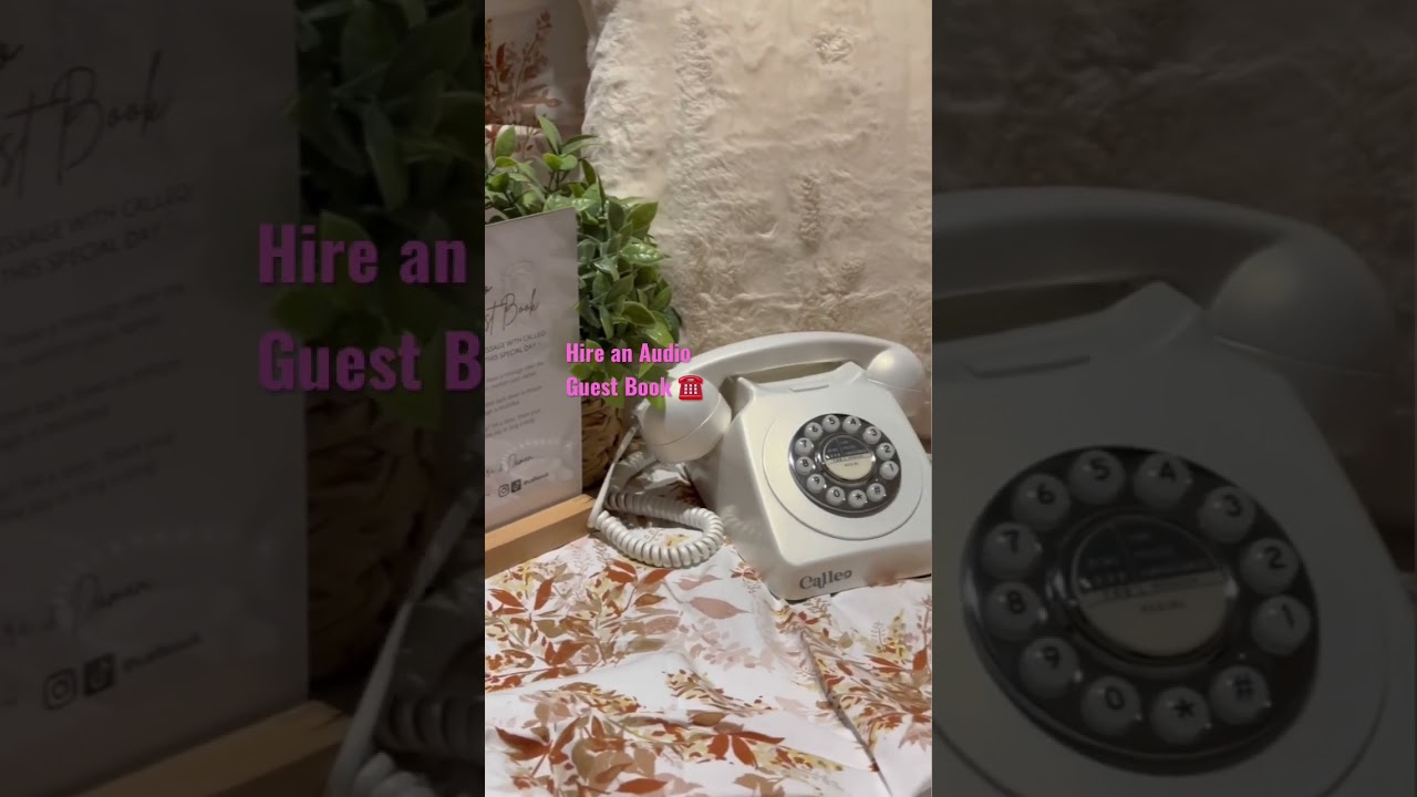 Capture all of your wedding memories 🤍 Link in bio to book your 2023 UK Audio Guest Book ☎️