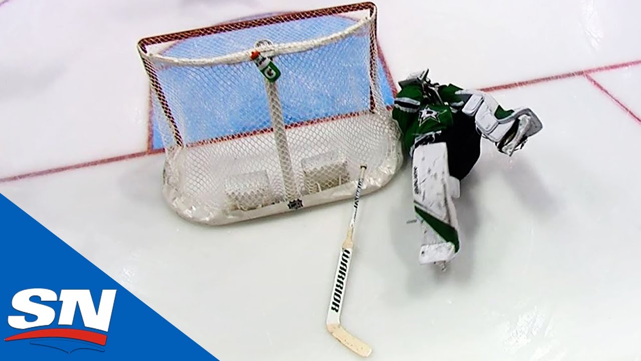Garnet Hathaway Clips Ben Bishop's Head With Hit Behind The Net