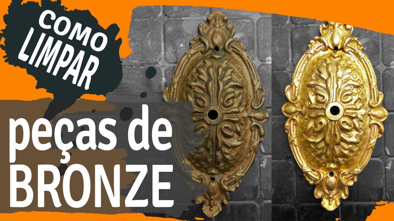 Como limpar peças de bronze