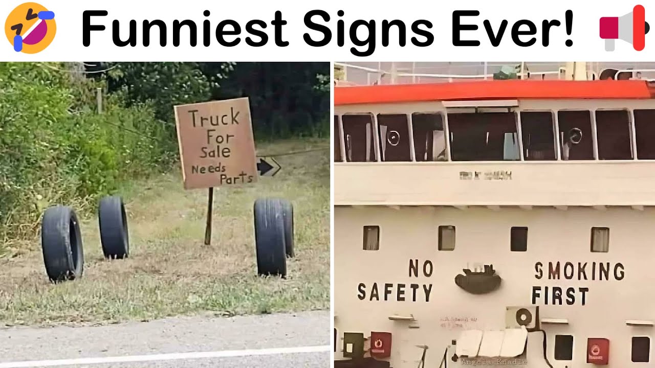 Serious Messages, Delivered With Seriously Funny Signs | HahaHub