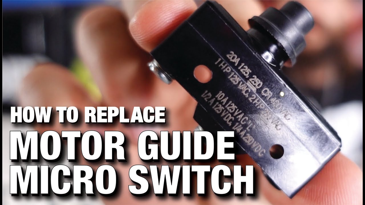 How to Replace Motor Guide Micro Switch | Trolling Motor Repair