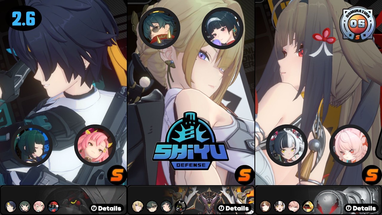 Shiyu Defense 5 | Harumasa x Qingyi & Evelyn x Lighter & Ye Shunguang | S | Zenless Zone Zero 2.6