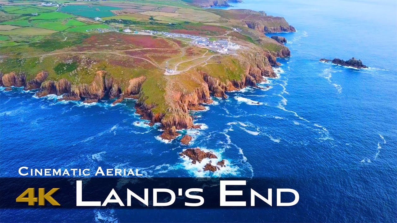LAND'S END 4K Drone 🇬🇧 | England UNITED KINGDOM
